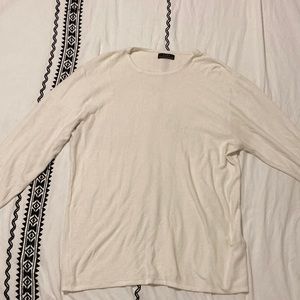 Zara knitted crew neck long sleeve shirt